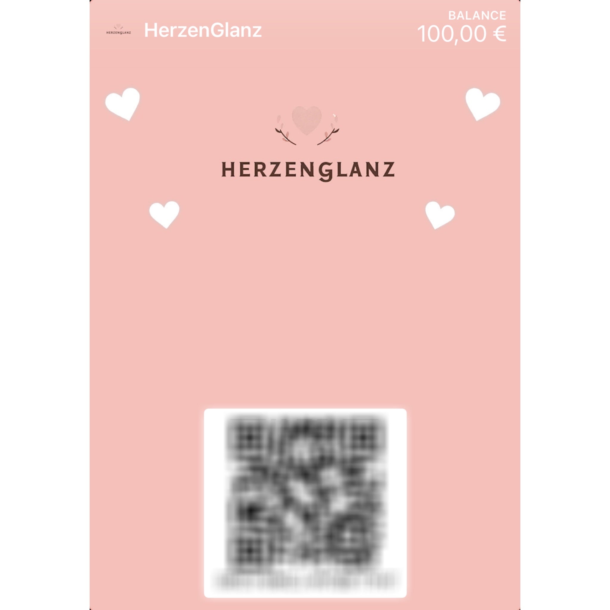 HerzenGlanz Geschenkgutschein HerzenGlanz