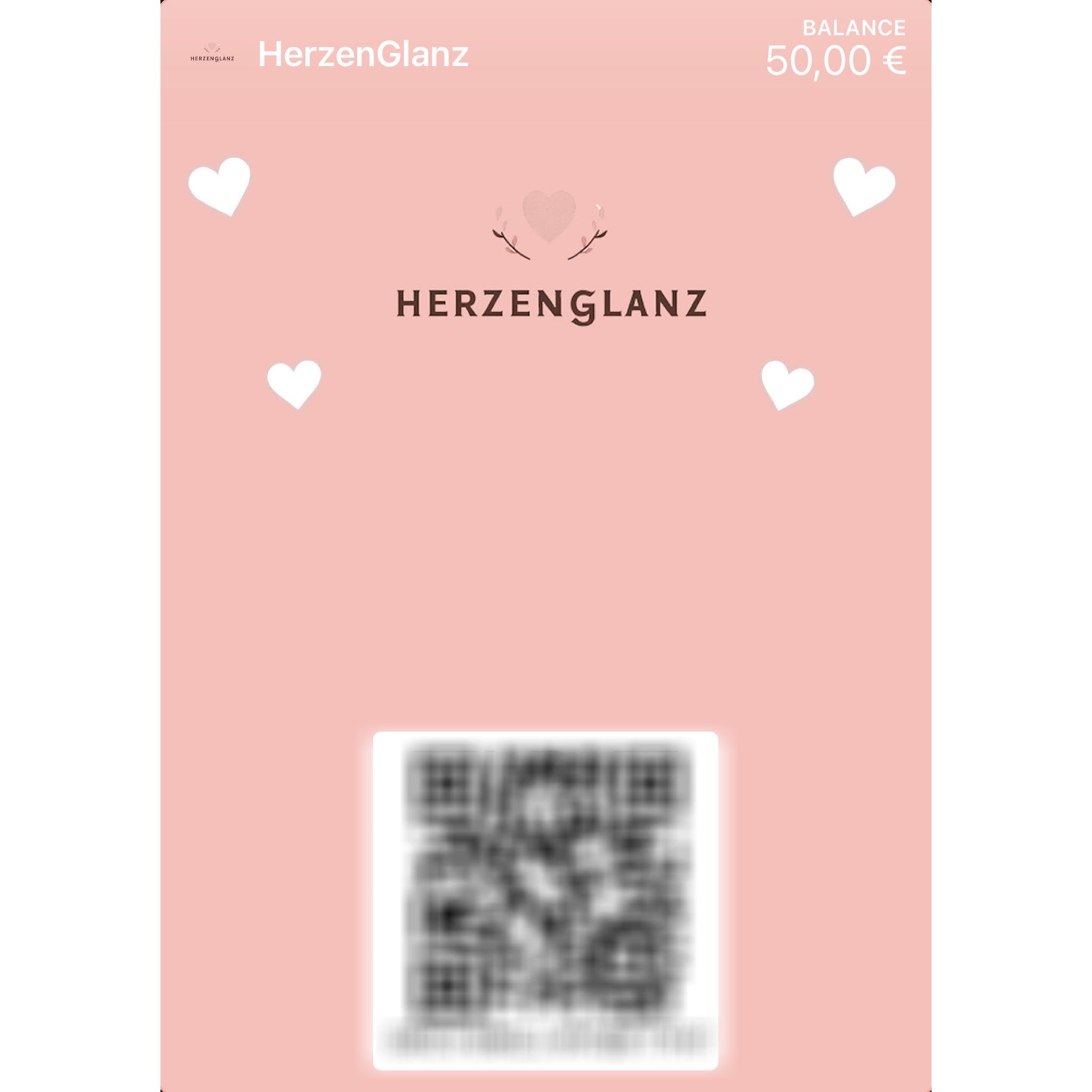 HerzenGlanz Geschenkgutschein HerzenGlanz