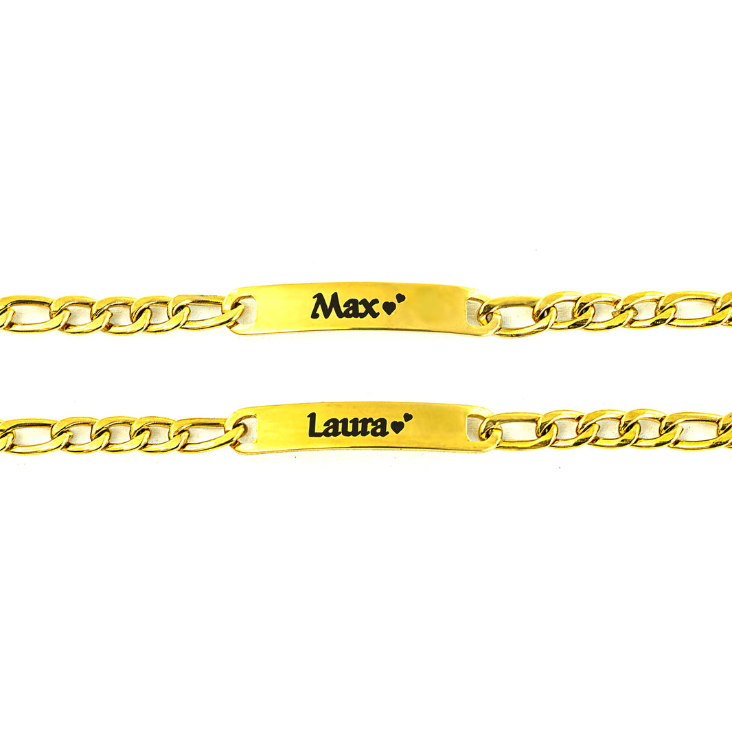 Gravierte Partner Armbänder