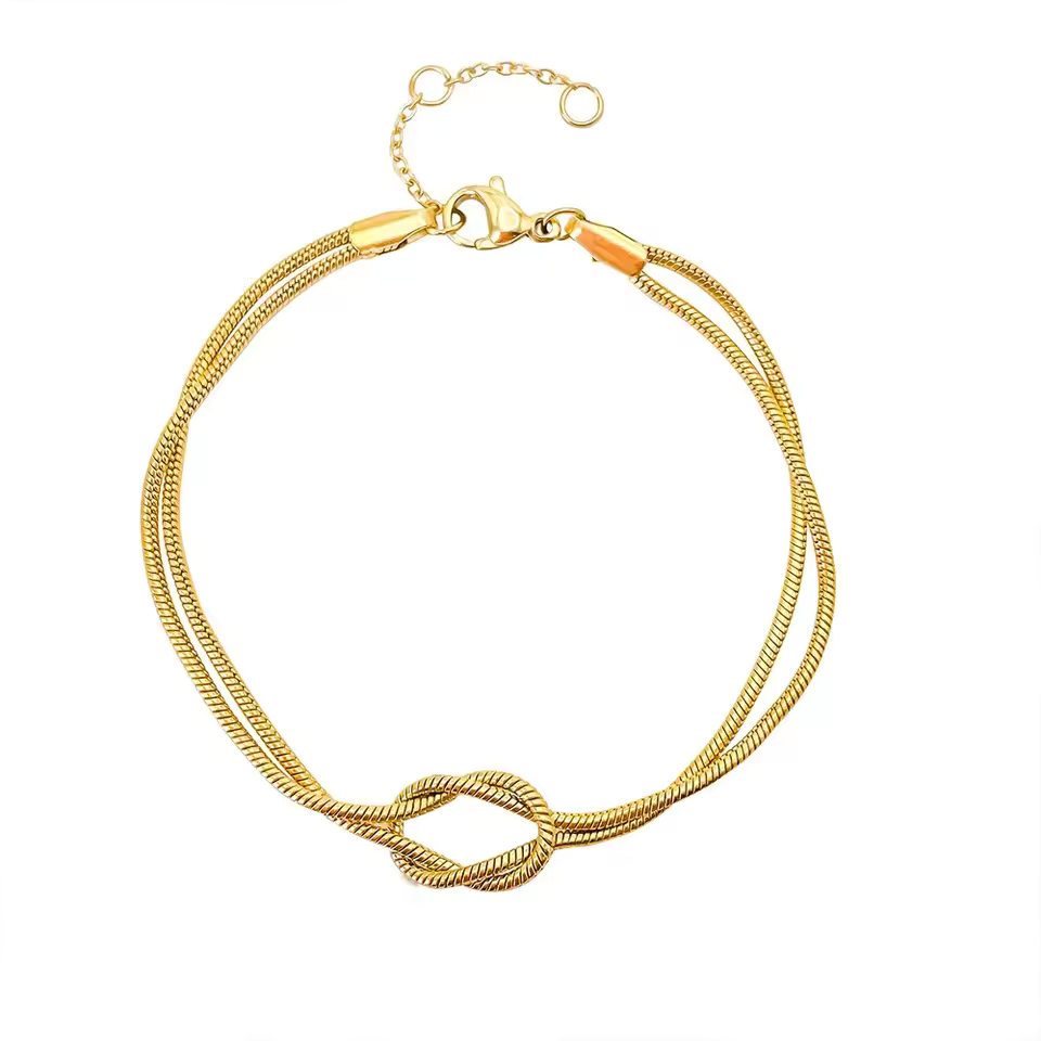 Infinity Armband in Gold