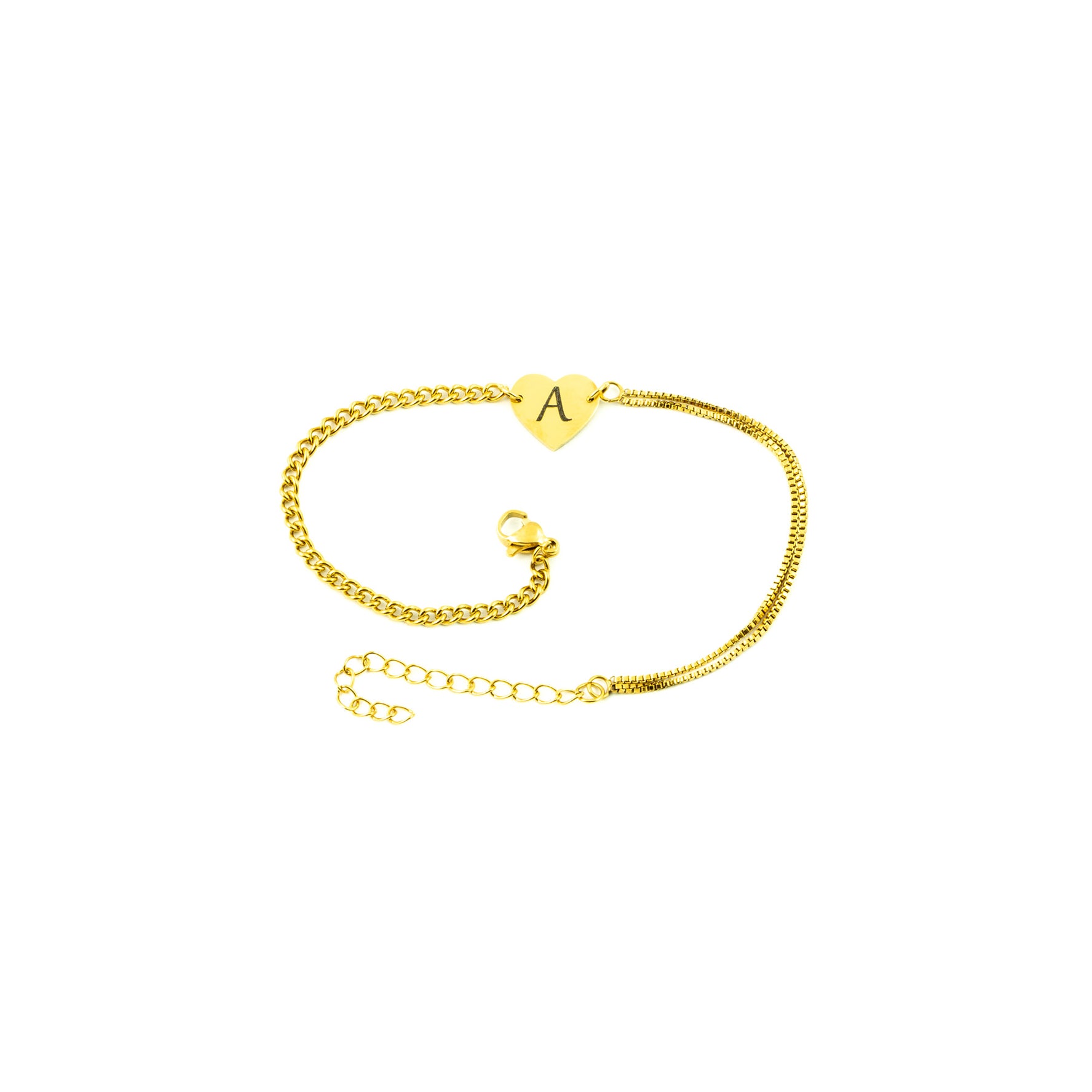 Personalisierbares Herz Armband